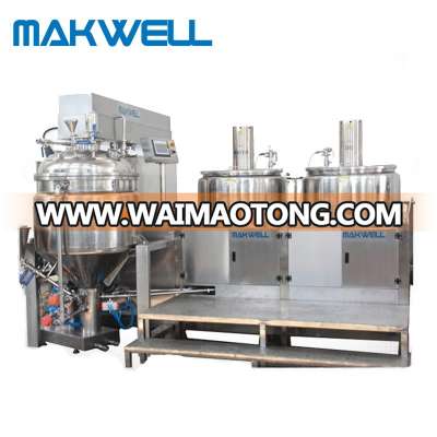 High speed mayonnaise processing food emulsifying making mixer machine