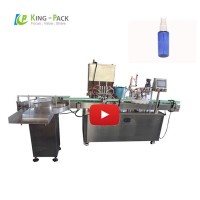 Small Plastic liquid bottle spray filling machine