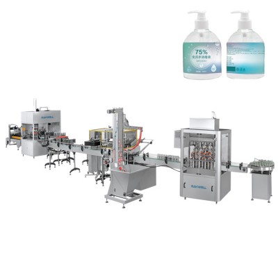 Automatic tomato sauce juice filling sealing machine high accuracy piston liquid filling machine hand sanitizer machine