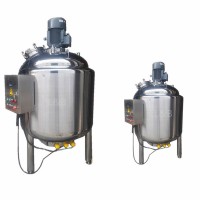 stainless steel electric heating mixing tank for pasteurization of milk